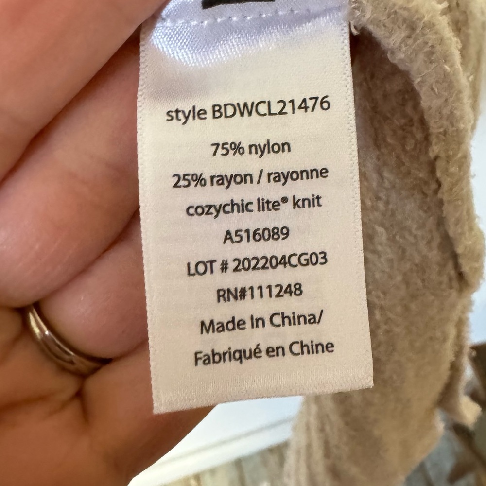 Barefoot Dreams CozyChic Lite Tunic Womens 3X High Rib Half Zip Pullover NEW NWT - Picture 6 of 8